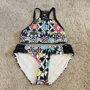 Body Glove high neck bikini size small top xsmall bottoms
